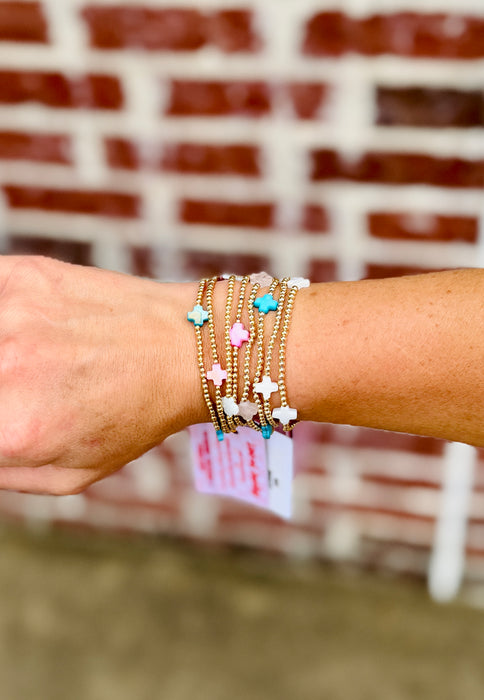 Gold Filled Cross Bracelet