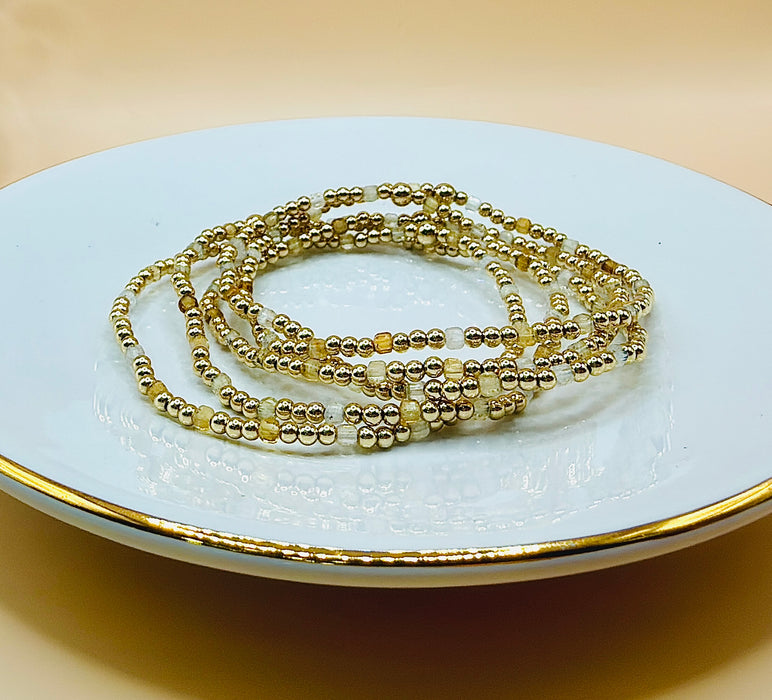 Citrine Cube Bracelet