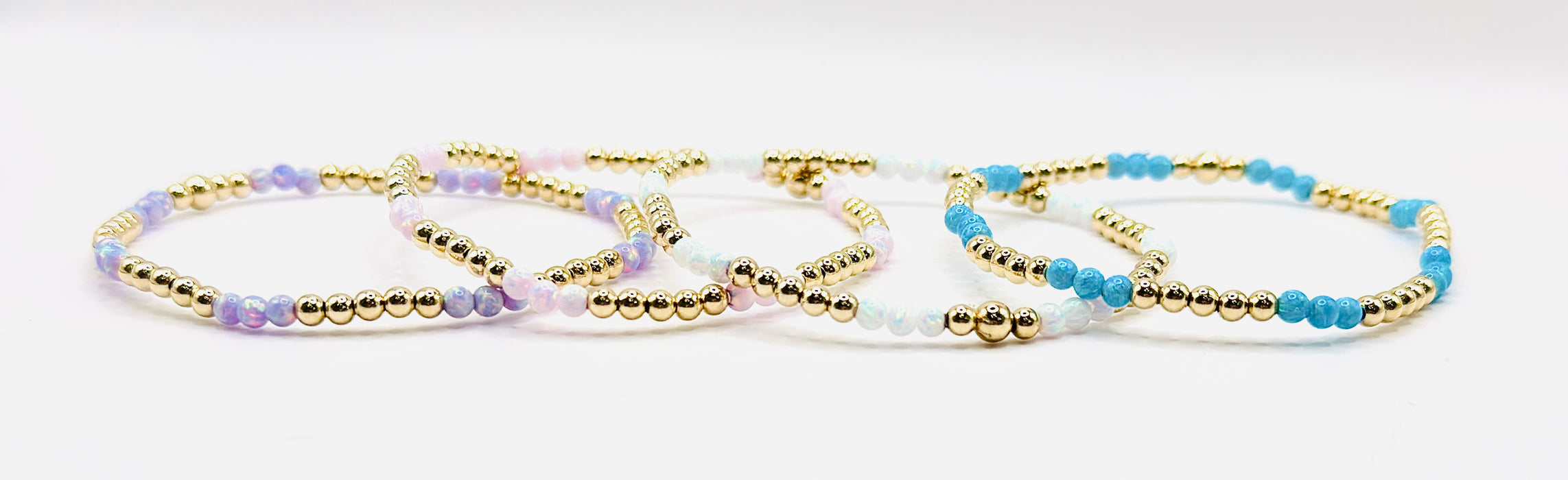 Opal Bead Bracelet