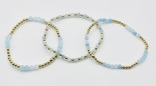 Load image into Gallery viewer, Aquamarine + Gold Filled Gemstone Set
