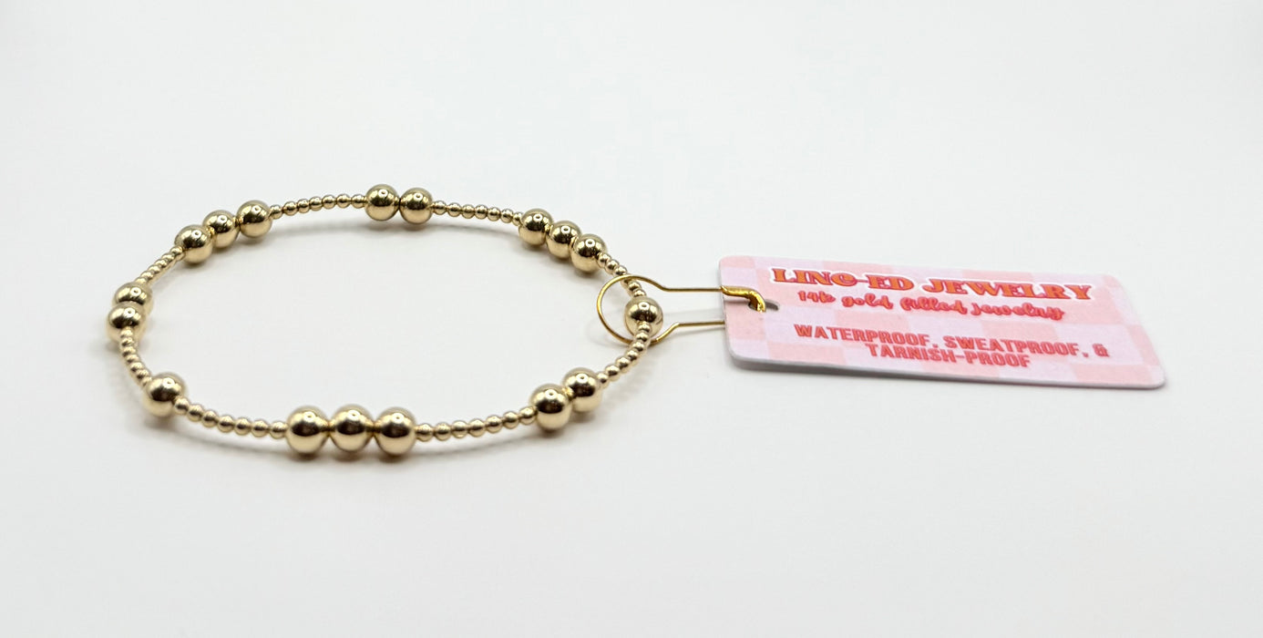 Trinity Gold Filled Bracelet