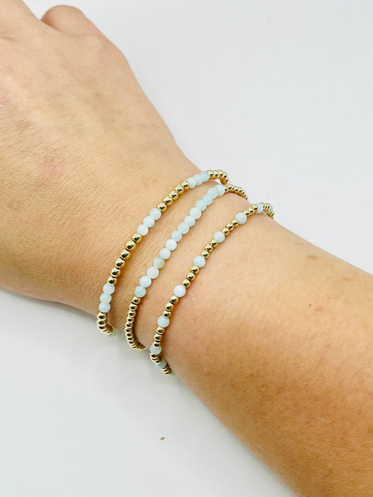 Blue Mother of Pearl Set