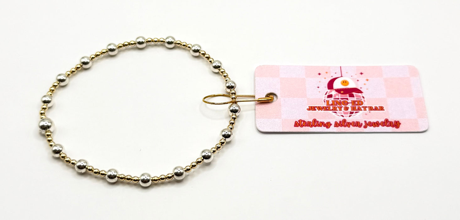 Sage Mixed Metal Bracelet