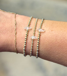 Clear Quartz Gemstone Bracelet