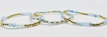 Load image into Gallery viewer, Aquamarine + Gold Filled Gemstone Set
