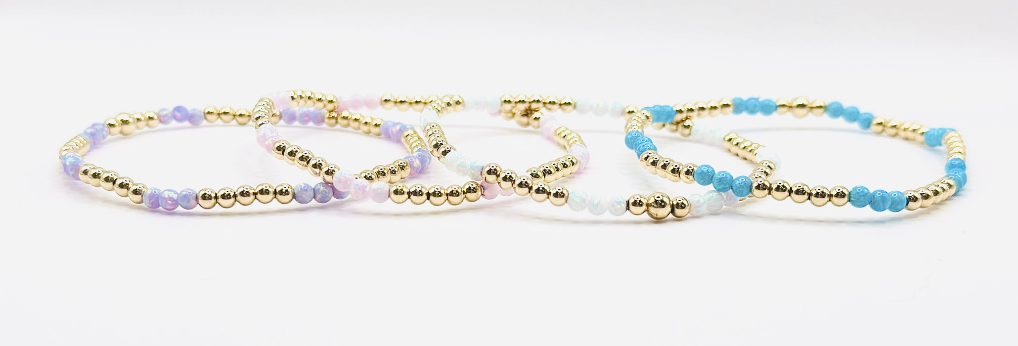 Opal Bead Bracelet