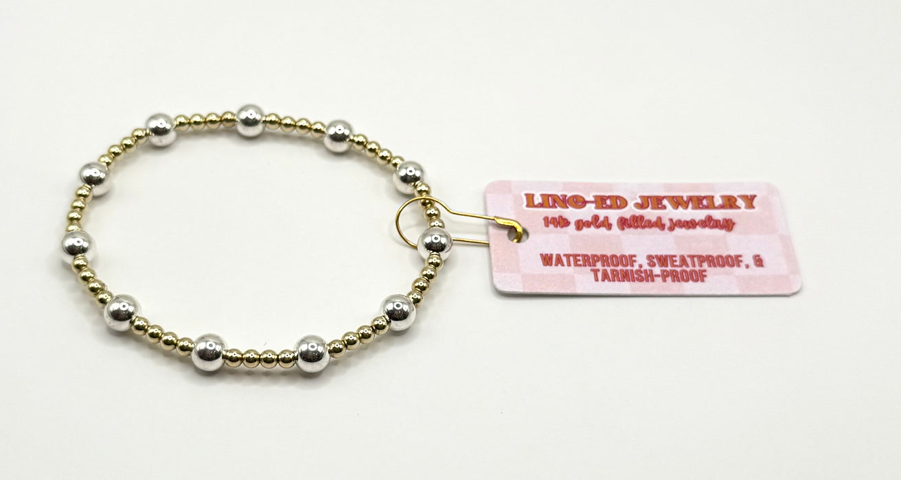 Sage Mixed Metal Bracelet