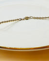 Julia gold filled beaded necklace with graduated 2mm and 3mm beads