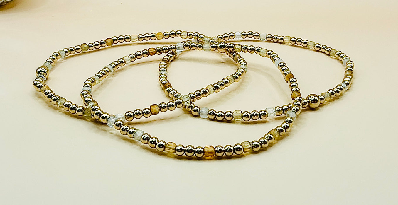 Citrine Cube Bracelet