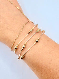 Roxy Mixed Metal Bracelet (SS Bars)