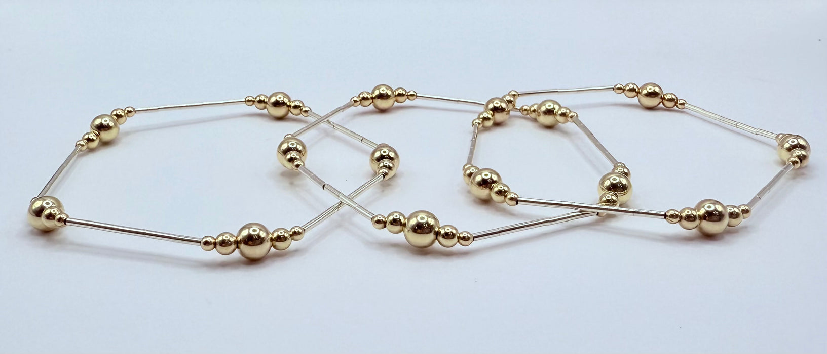 Roxy Mixed Metal Bracelet (SS Bars)