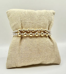 Dahlia Mixed Metal Bracelet