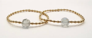 Labradorite Coin Bracelet