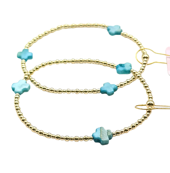 Gold Filled Cross Bracelet