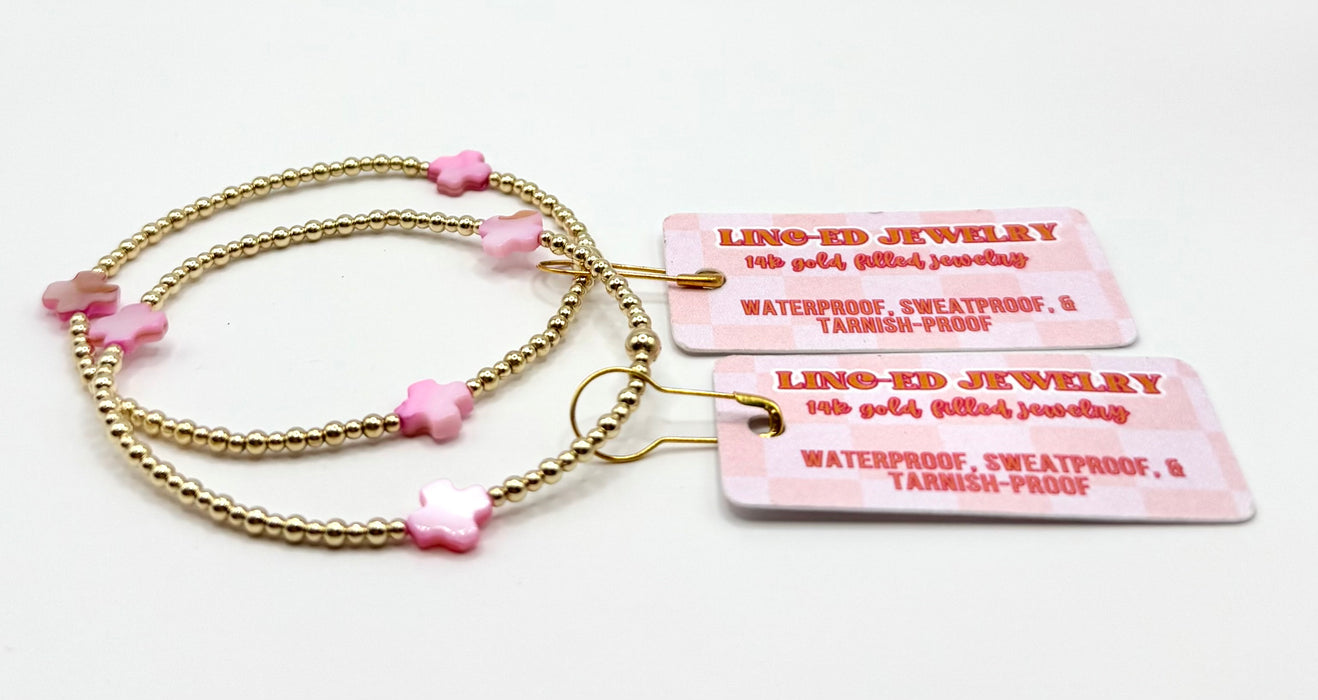 Gold Filled Cross Bracelet